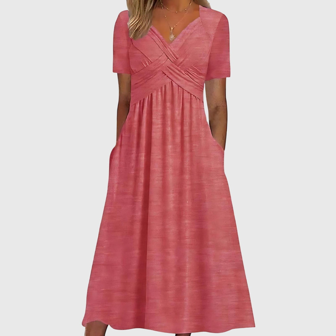 Grace | Midi Dress with Tummy Control