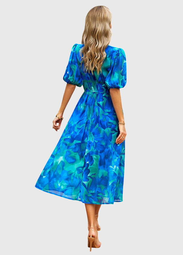 Grace | Flattering Floral Midi Dress
