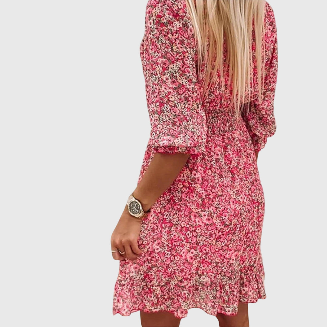 Grace | Floral Puff Sleeve Dress