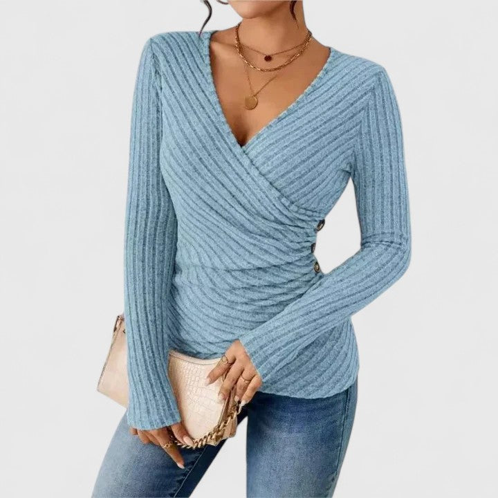 Helen | Elegant Tucking Top