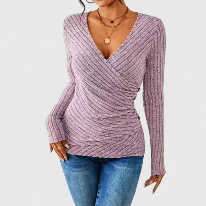 Helen | Elegant Tucking Top