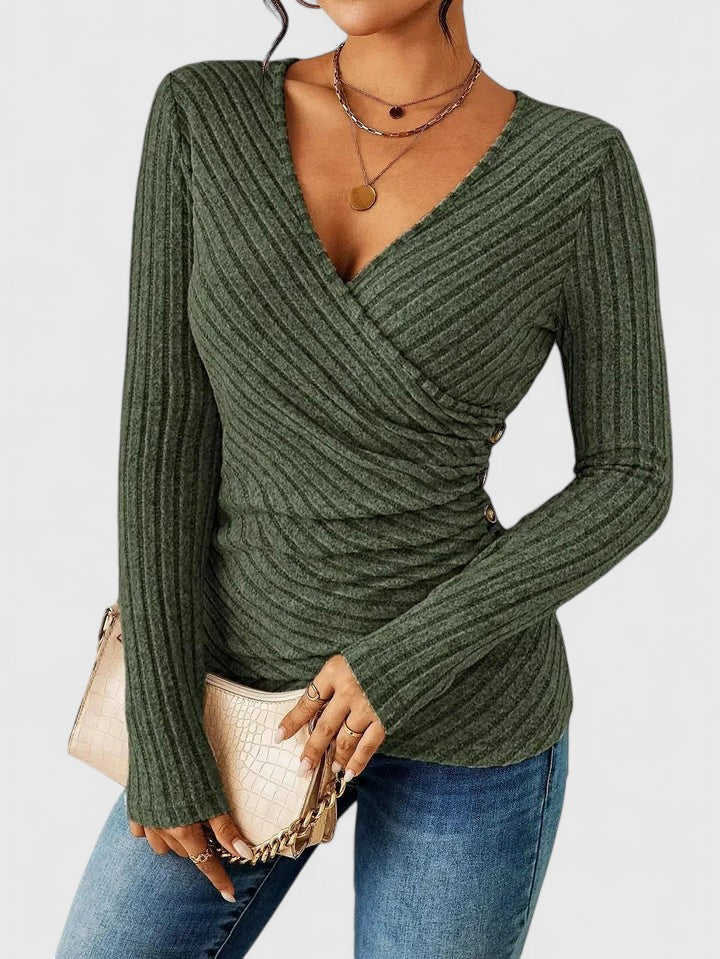 Helen | Elegant Tucking Top