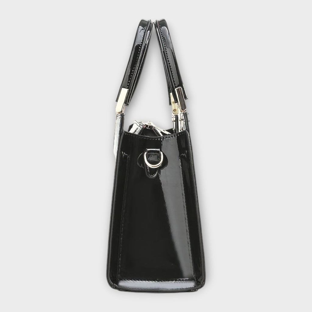 Grace | Glossy Crocodile Pattern Handbag