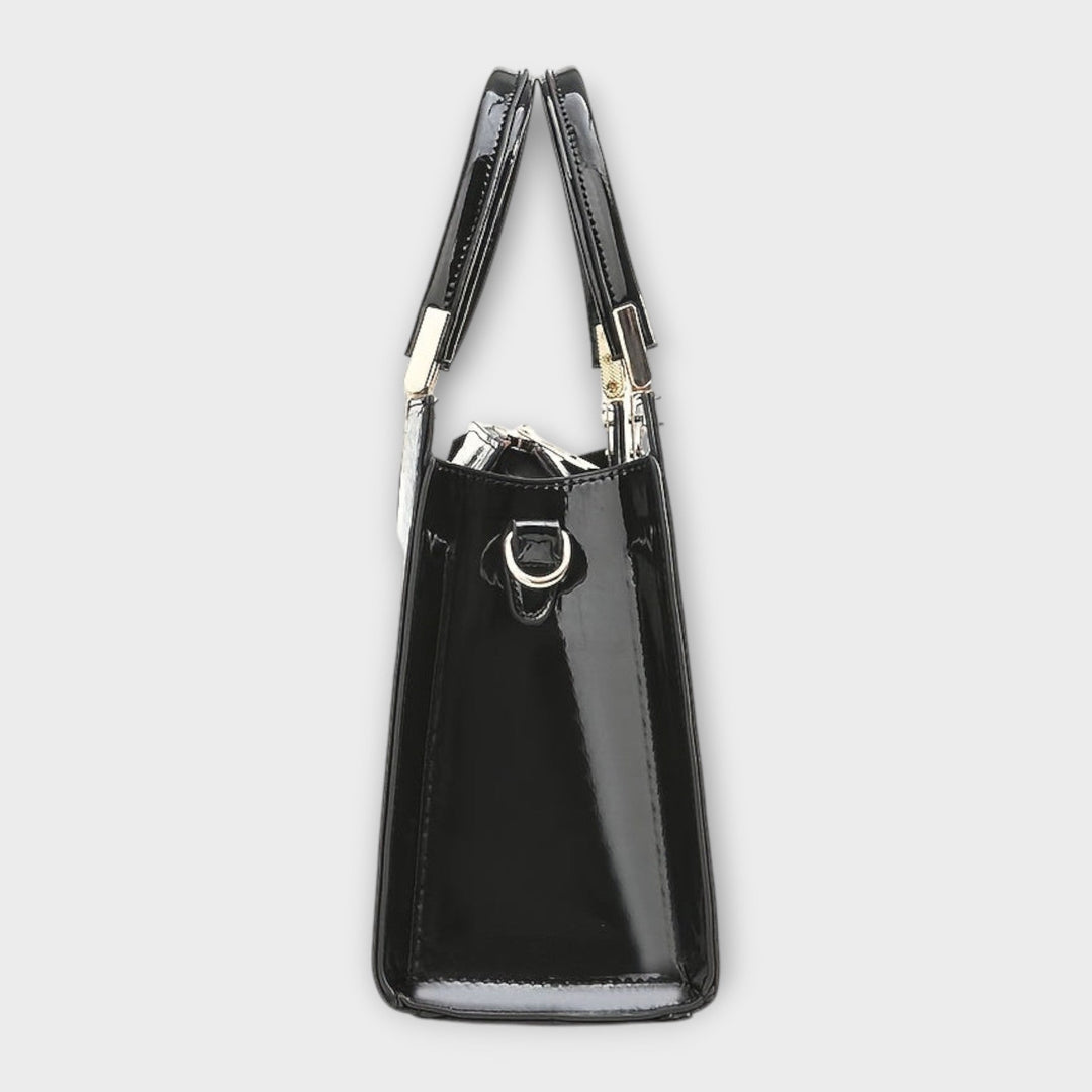 Grace | Glossy Crocodile Pattern Handbag