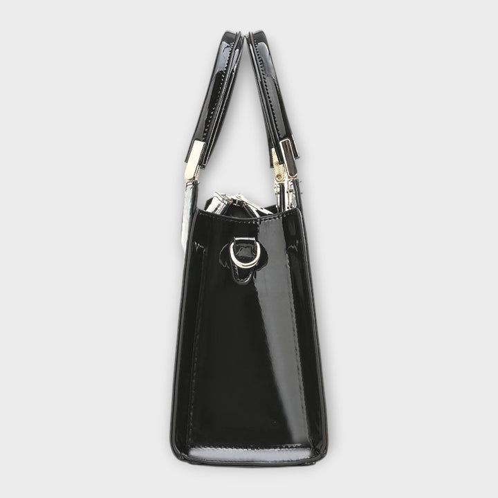 Grace | Glossy Crocodile Pattern Handbag