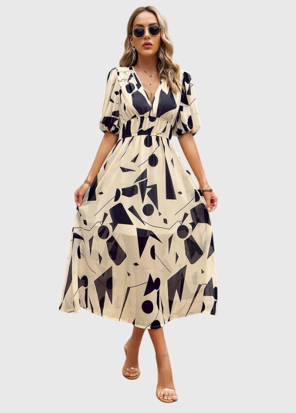 Grace | Flattering Floral Midi Dress
