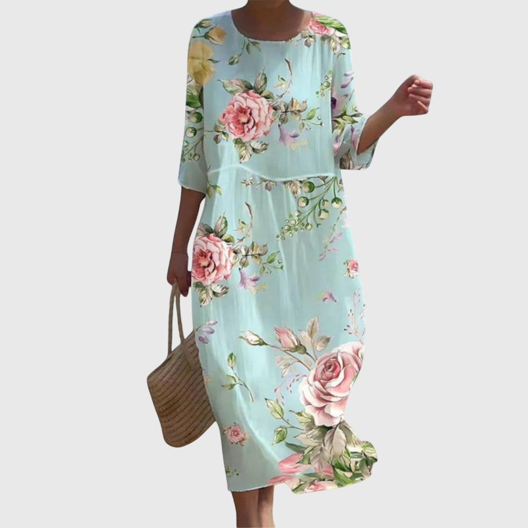 Helen | Stylish Floral Maxi Dress