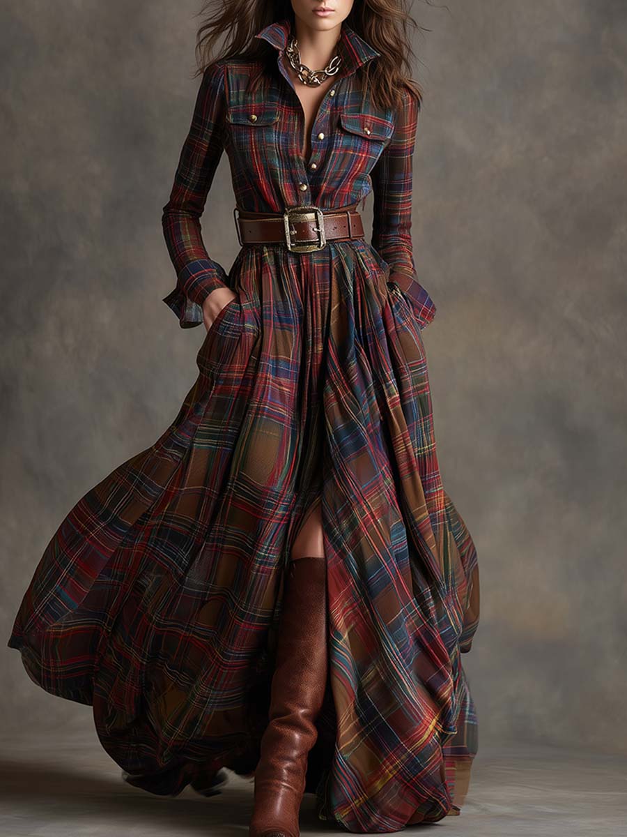 Scarlett™ | Belted Shirt Dress