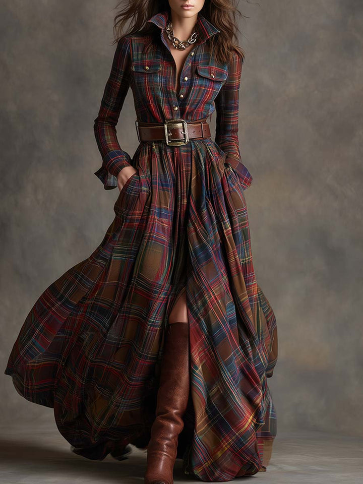 Scarlett™ | Belted Shirt Dress