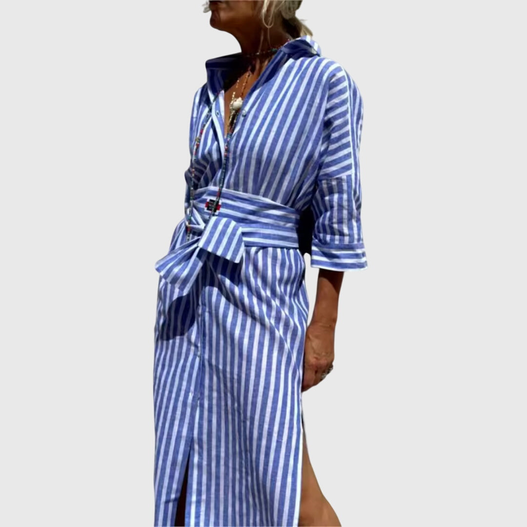 Helen | Classic Striped Dress