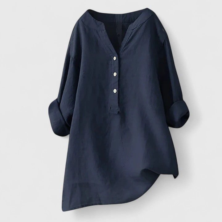 Helen | Elegant Button-Front Shirt