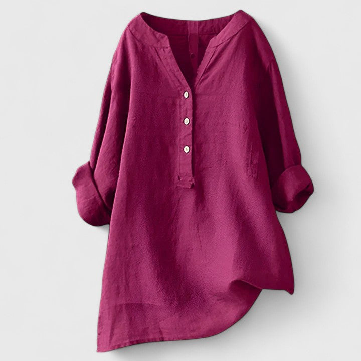 Helen | Elegant Button-Front Shirt