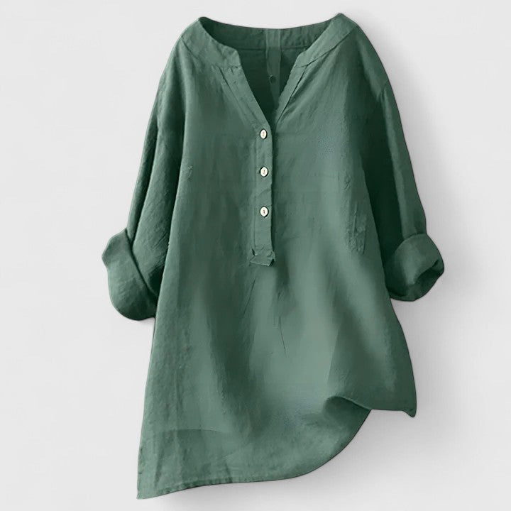 Helen | Elegant Button-Front Shirt