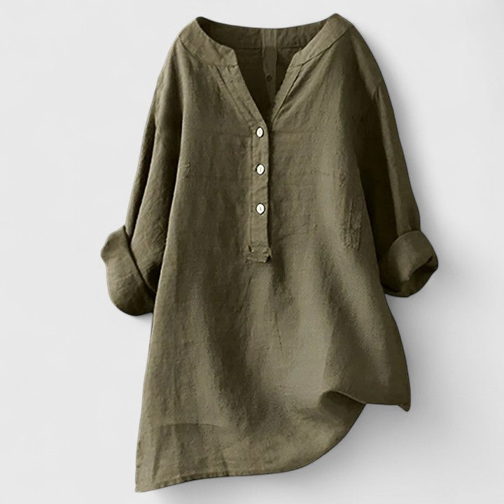 Helen | Elegant Button-Front Shirt