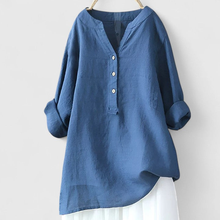 Helen | Elegant Button-Front Shirt