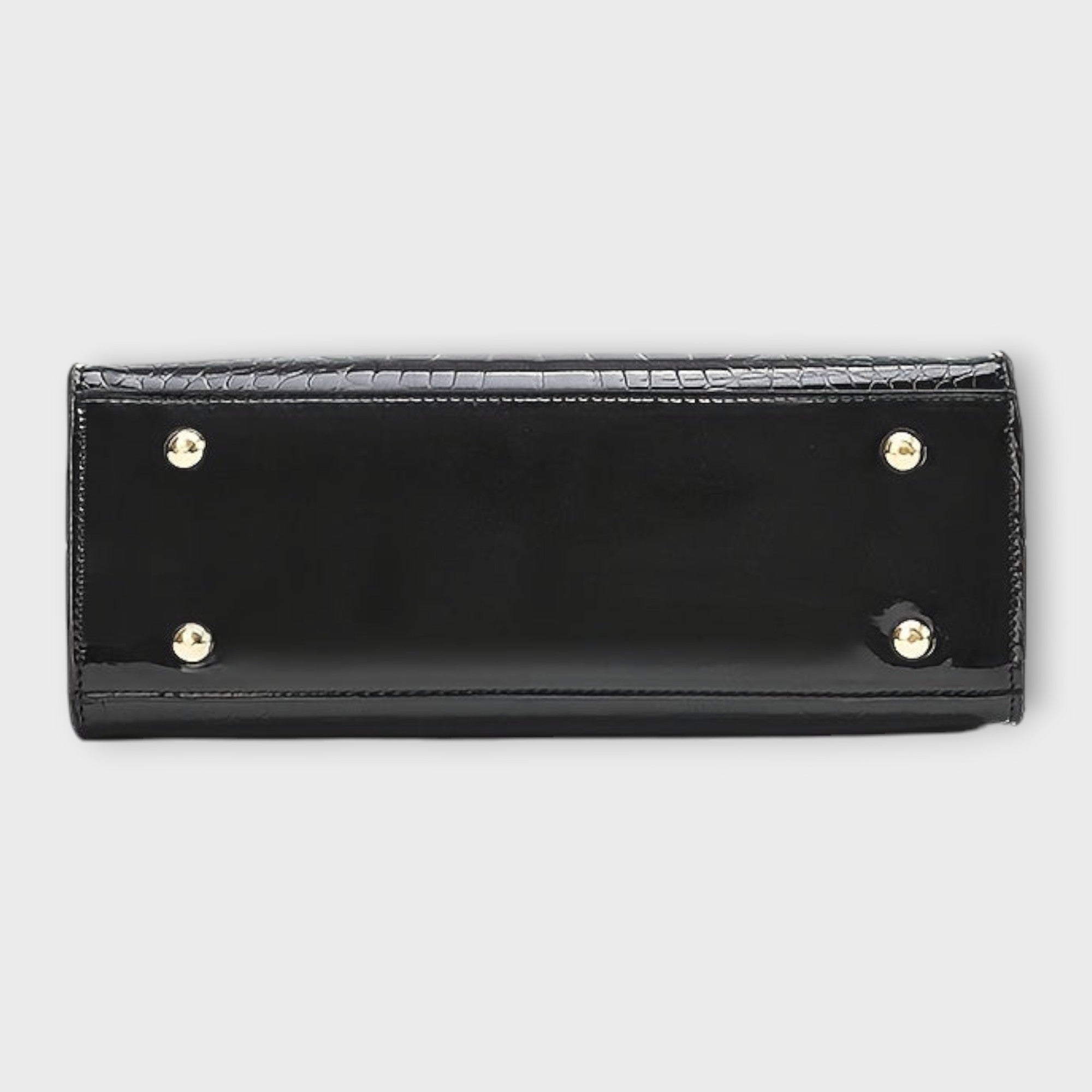 Grace | Glossy Crocodile Pattern Handbag