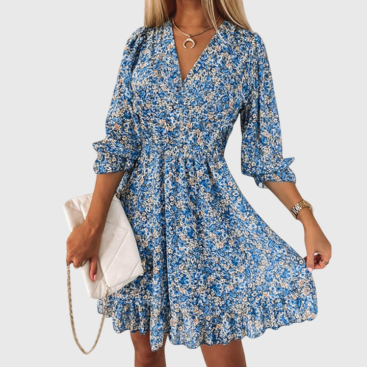 Grace | Floral Puff Sleeve Dress