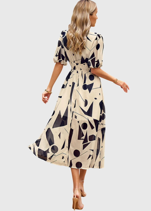 Grace | Flattering Floral Midi Dress