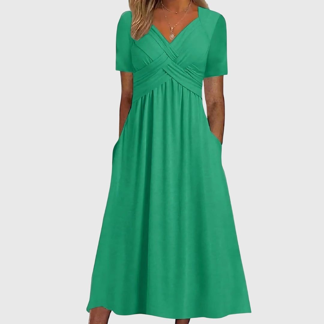Grace | Midi Dress with Tummy Control