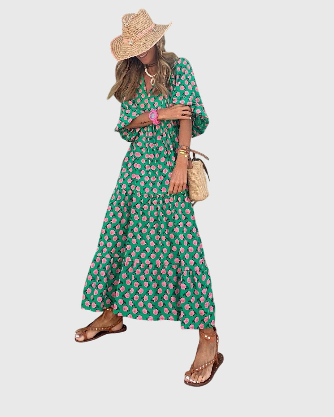 Helen | Boho Maxi Dress