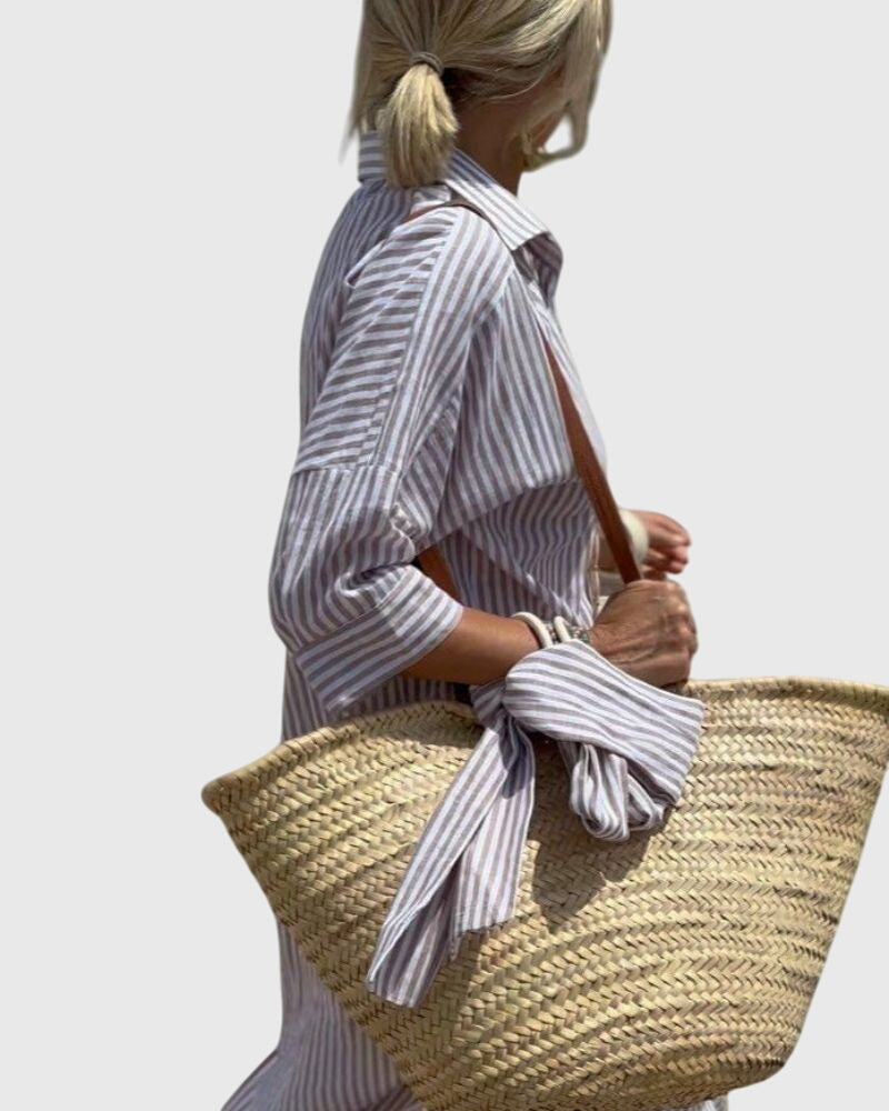 Helen | Classic Striped Dress