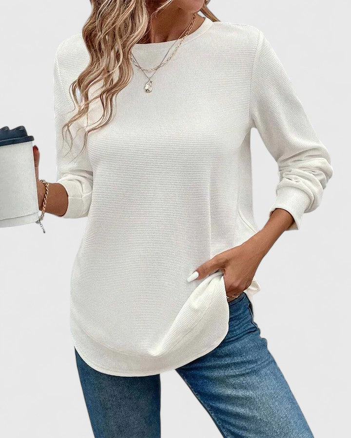 Helen | Elegant O-Neck Long Sleeve