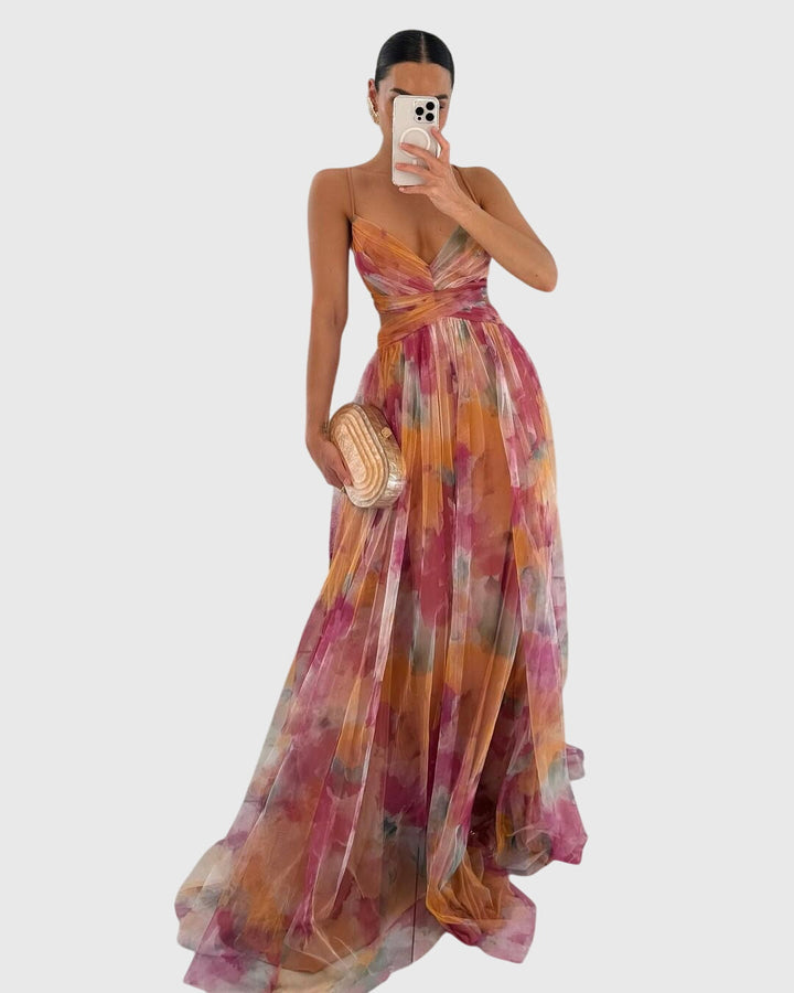 Helen | Floral Maxi Dress