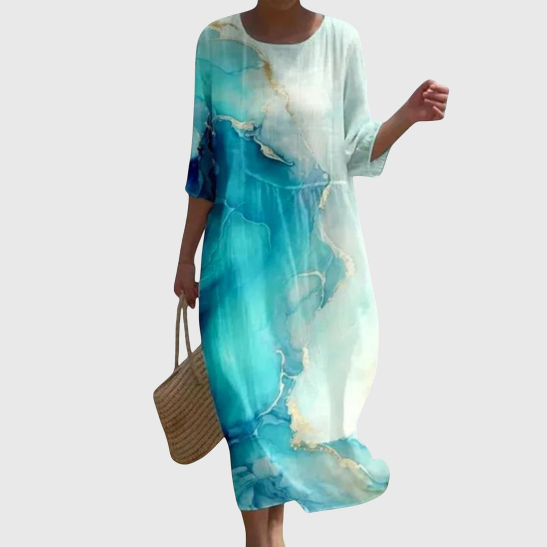 Helen | Stylish Floral Maxi Dress