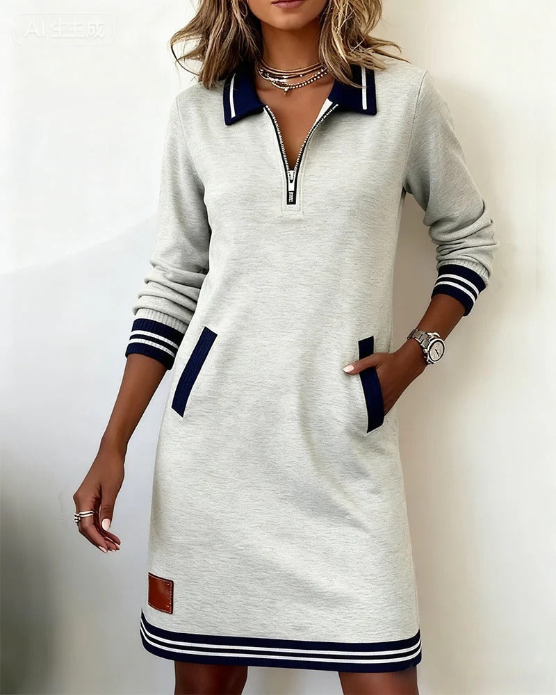 Chic Long Sleeve Dress