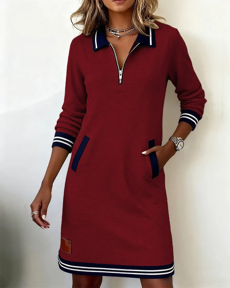 Chic Long Sleeve Dress