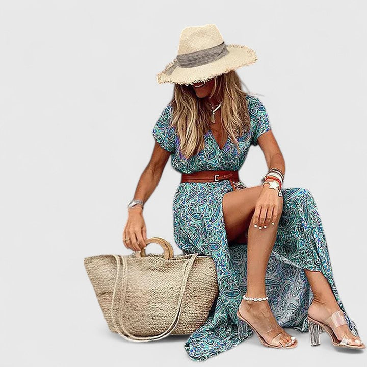 Helen | Stylish Boho Maxi Dress
