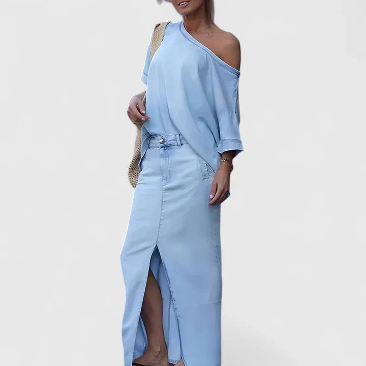 Grace | Elegant Maxi Skirt Set