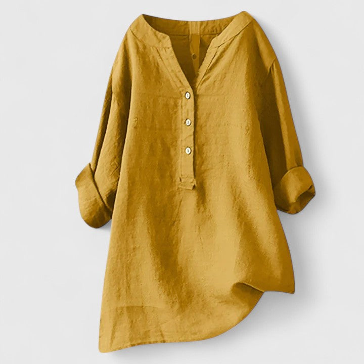Helen | Elegant Button-Front Shirt